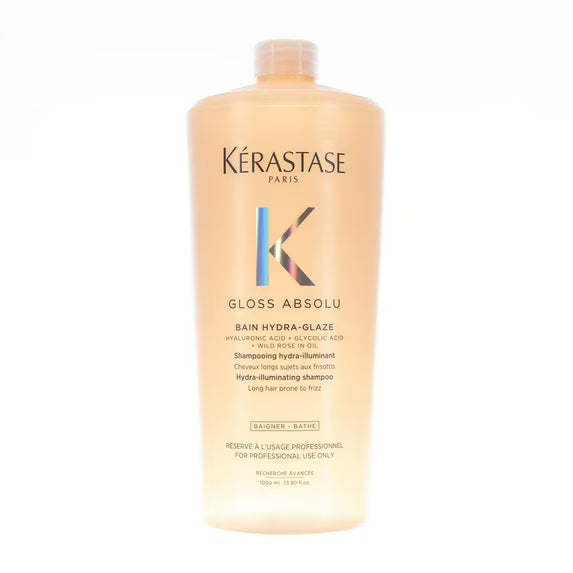 Kerastase Gloss Absolu Bain Hydra Glaze Anti Frizz Shampoo - 8.5 oz