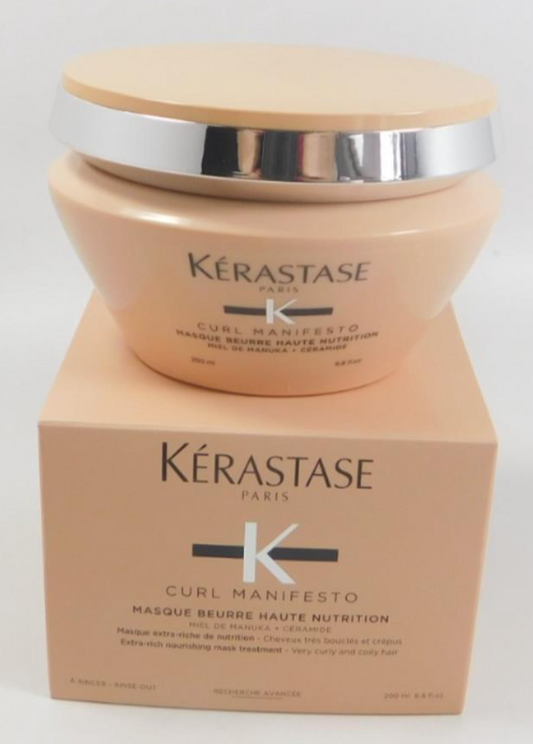 Kerastase Curl Manifesto Masque Beurre Haute Nutrition Hair Mask 6.8oz 200ml