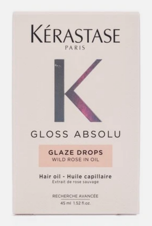 Kérastase Gloss Absolu Glaze Drops packaging on a white background